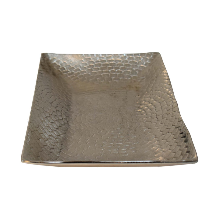 Battered Nickle Tray - Smiddy Furniture