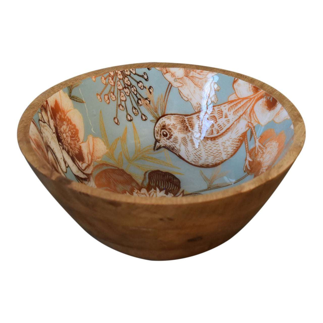 Floral Bird Bowl Set of 2 - Smiddy Furniture
