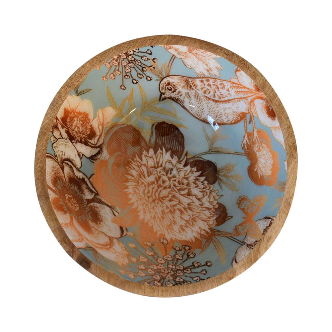 Floral Bird Bowl Set of 2 - Smiddy Furniture