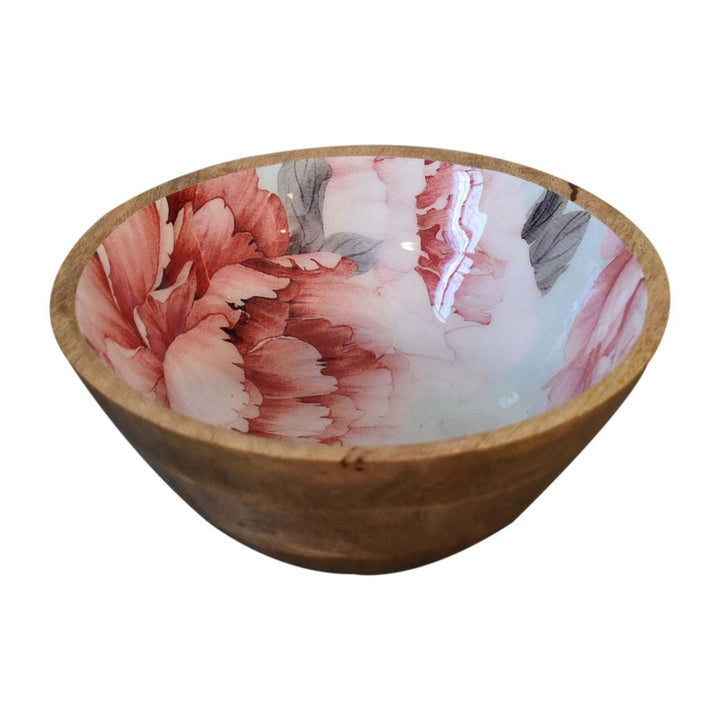 Pink Floral Bowl Set of 2-Smiddy Furniture