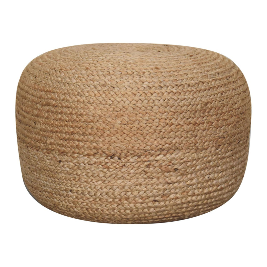 Natural Jute Pouffe - Smiddy Furniture
