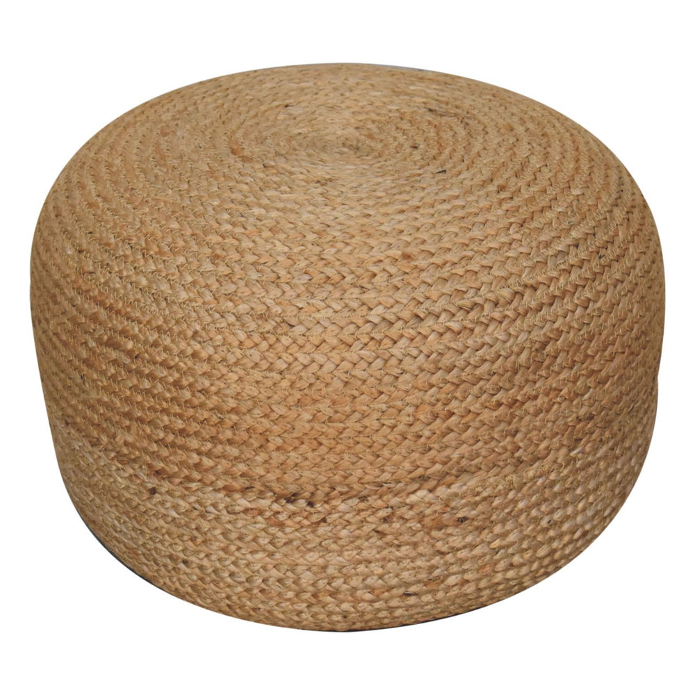Natural Jute Pouffe - Smiddy Furniture