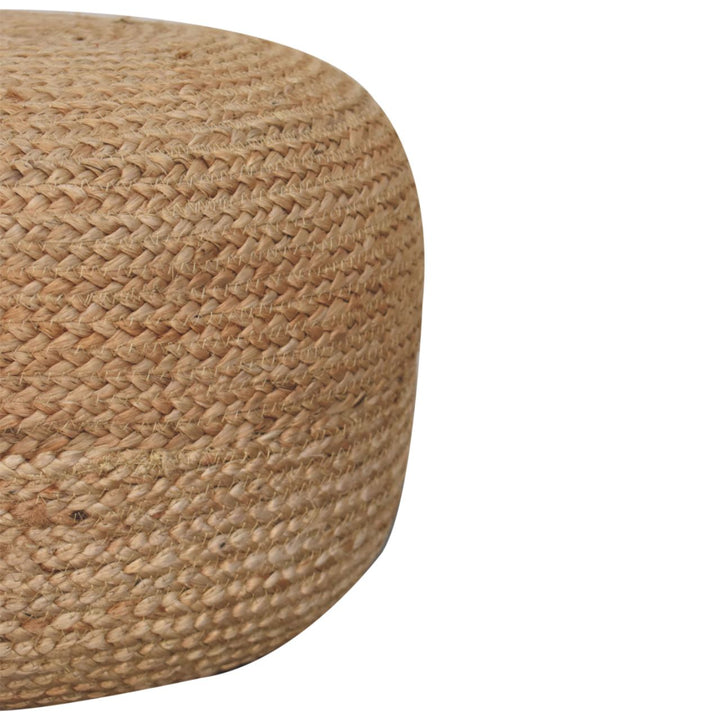 Natural Jute Pouffe-Smiddy Furniture
