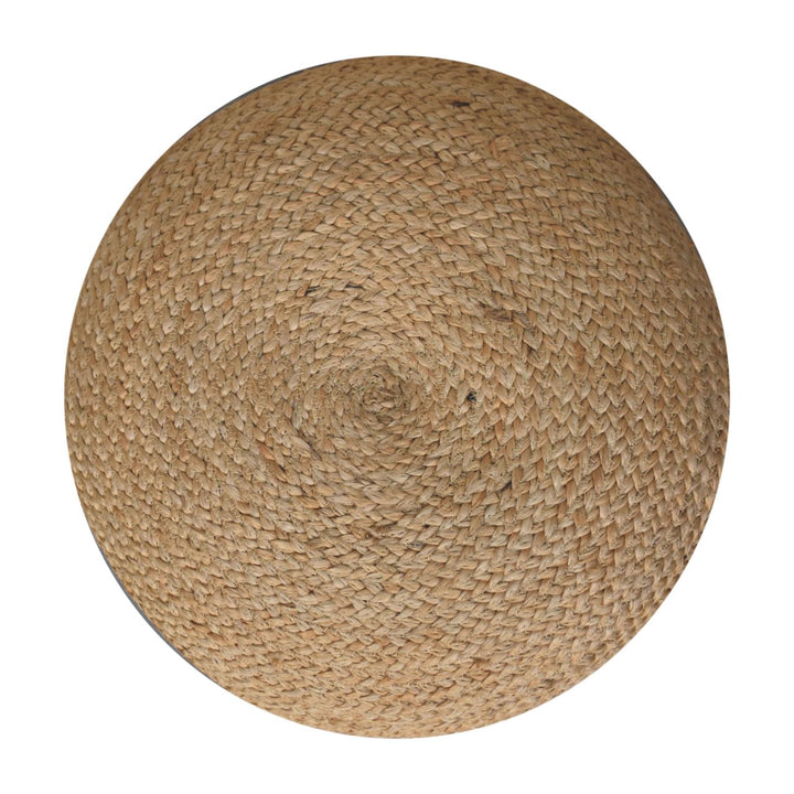 Natural Jute Pouffe-Smiddy Furniture
