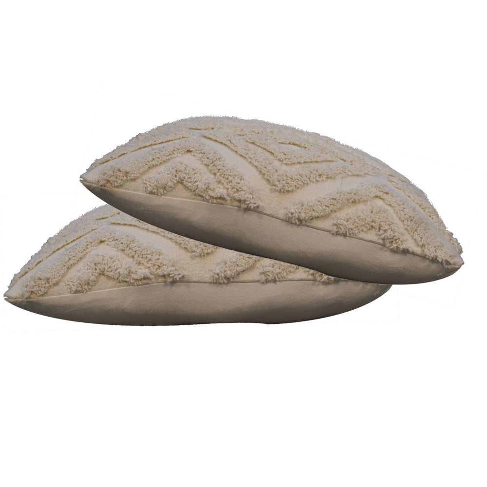 Cream Mini Diamond Cushion Set of 2 - Smiddy Furniture