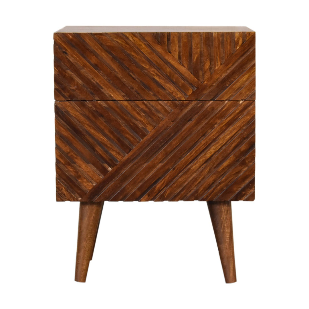 Lille 2 Drawer Bedside-Smiddy Furniture