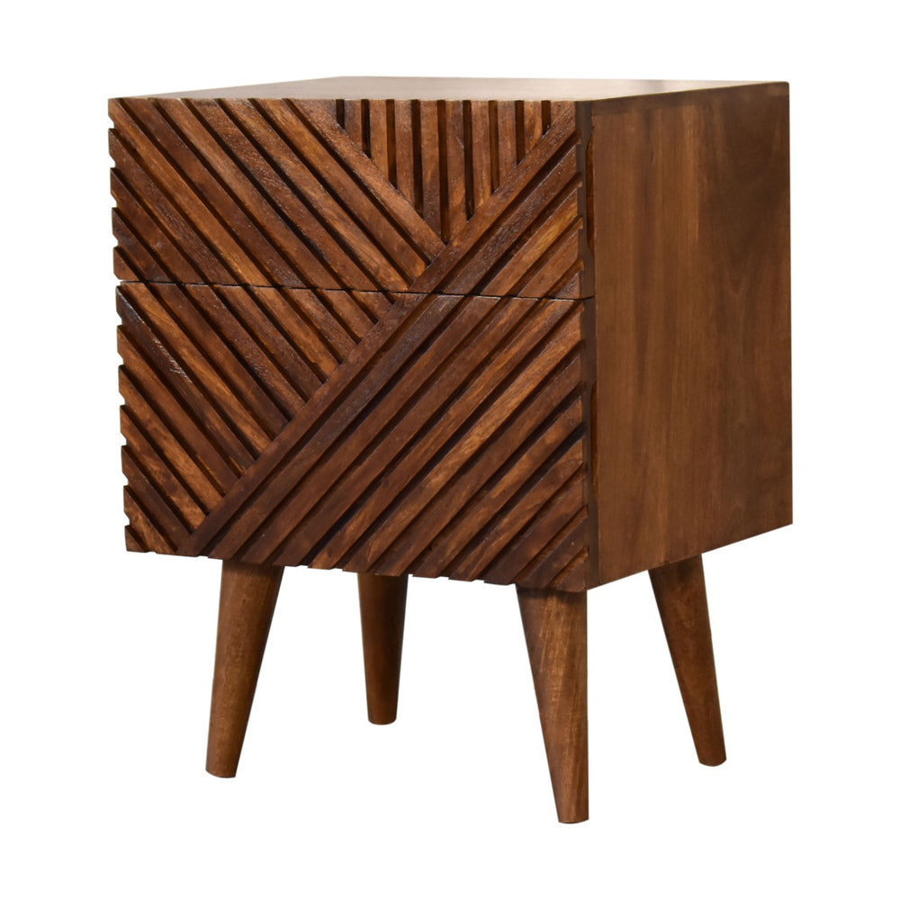 Lille 2 Drawer Bedside-Smiddy Furniture