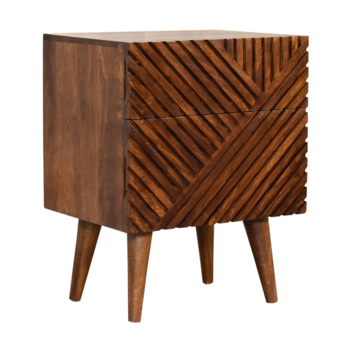 Lille 2 Drawer Bedside-Smiddy Furniture