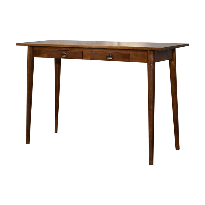 2 Drawer Chestnut Writing Desk - Smiddy Furniture