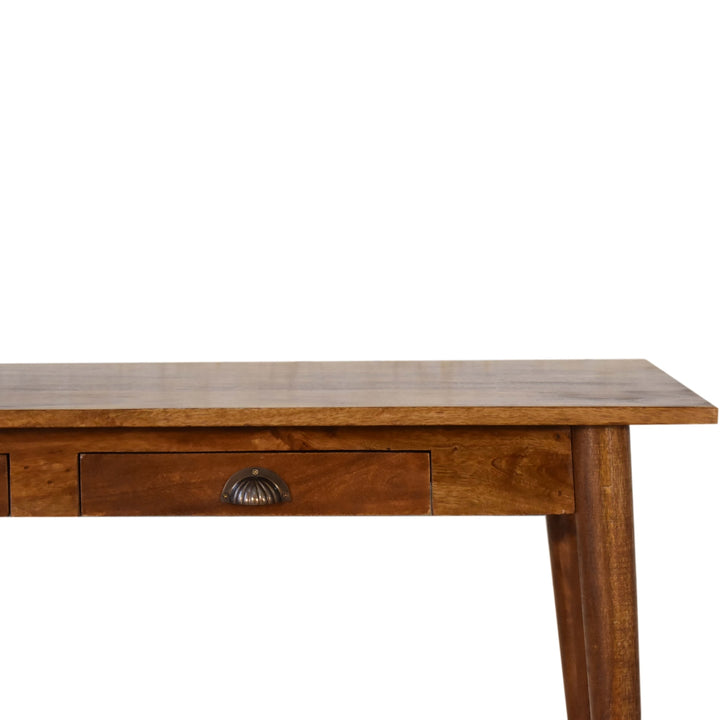 2 Drawer Chestnut Writing Desk - Smiddy Furniture