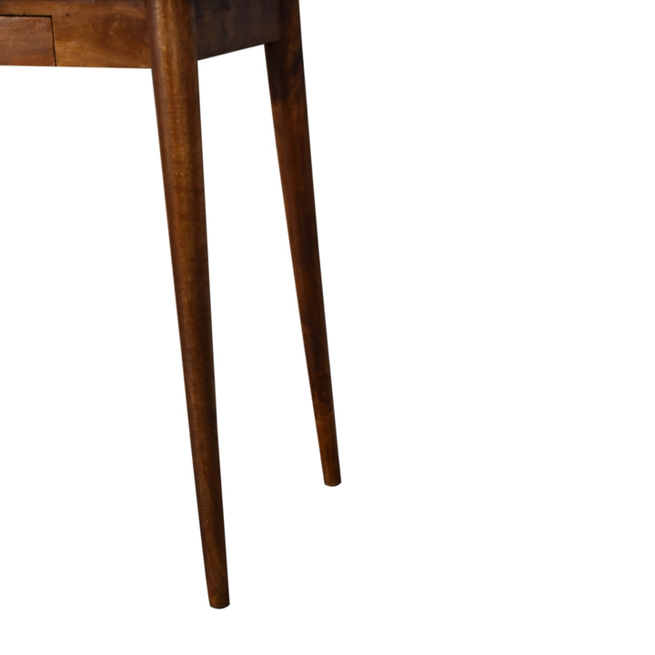 2 Drawer Chestnut Writing Desk - Smiddy Furniture