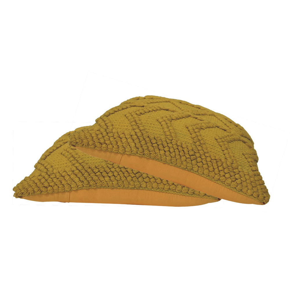 Alda Cushion Set of 2 - Mustard - Smiddy Furniture