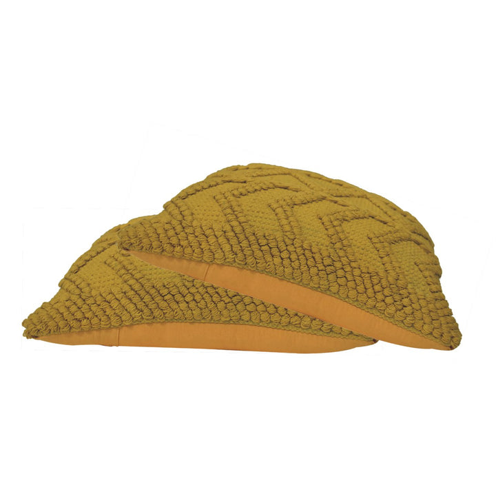 Alda Cushion Set of 2 - Mustard - Smiddy Furniture
