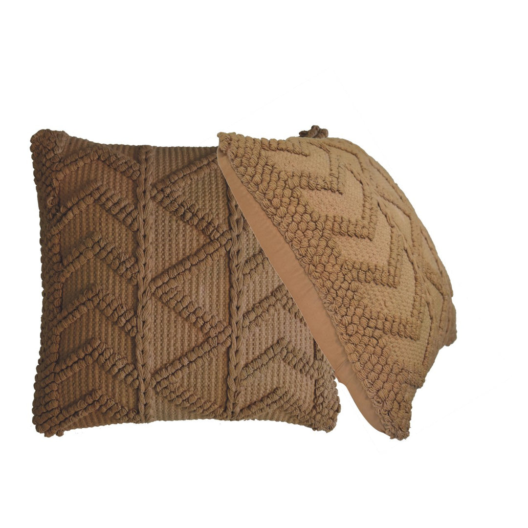 Alda Cushion Set of 2 - Coffee - Smiddy Furniture