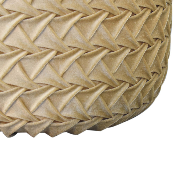 Ochre Hart Pouffe-Smiddy Furniture