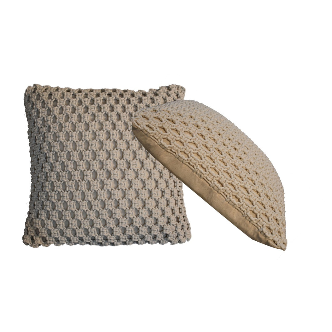 2x Myra Natural White Cushions - Smiddy Furniture