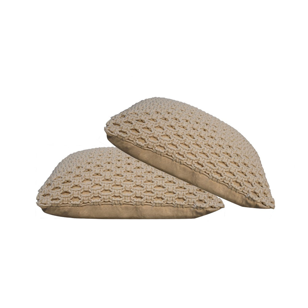 2x Myra Natural White Cushions - Smiddy Furniture