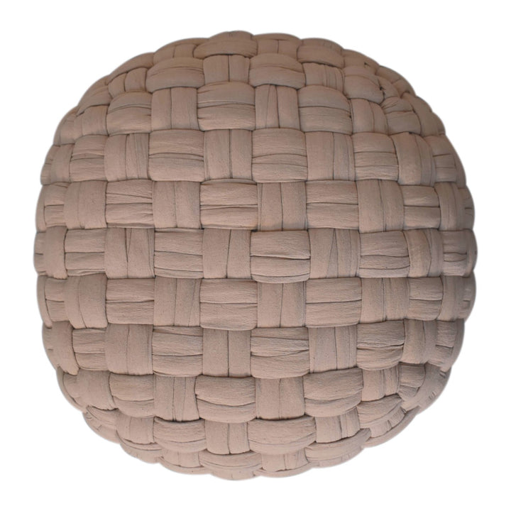 Tube Pouffe Cream - Smiddy Furniture