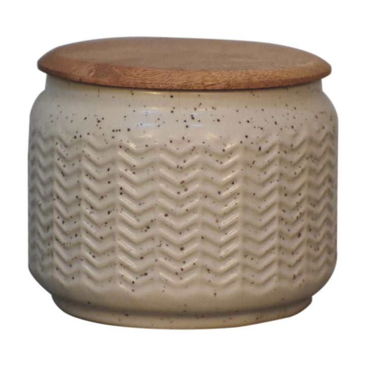 Zig - Zag Sugar, Tea and Coffee Set - Smiddy Furniture
