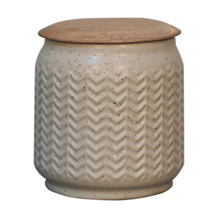Zig - Zag Sugar, Tea and Coffee Set - Smiddy Furniture