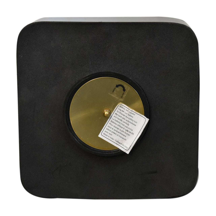 Black and Gold Small Table Clock - Smiddy Furniture