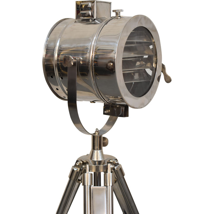 Chrome Tripod Spotlight Floor Lamp - Smiddy Furniture