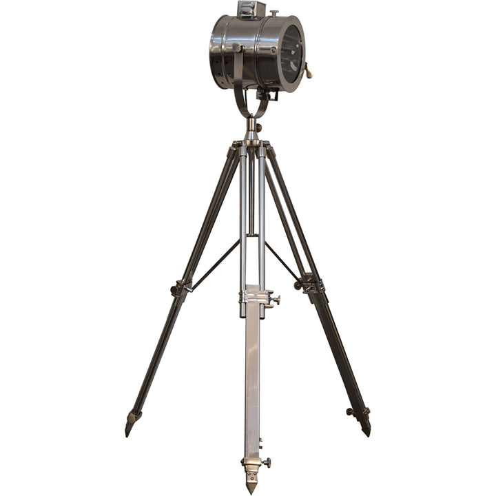 Chrome Tripod Spotlight Floor Lamp - Smiddy Furniture