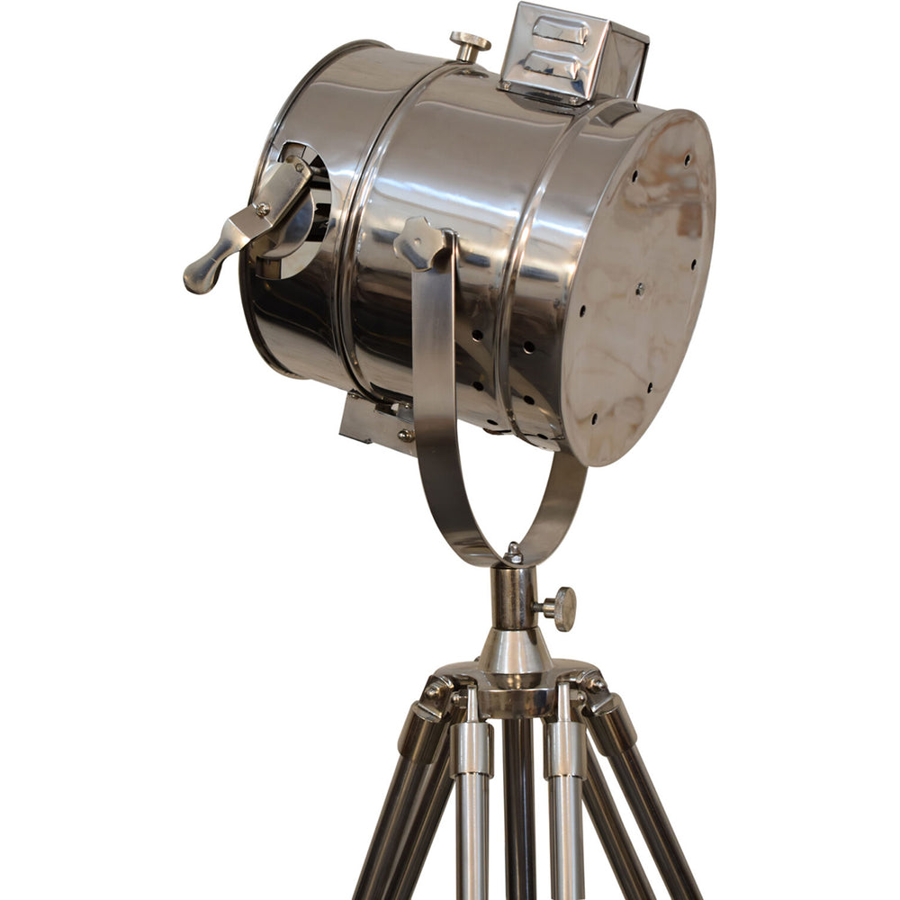 Chrome Tripod Spotlight Floor Lamp - Smiddy Furniture