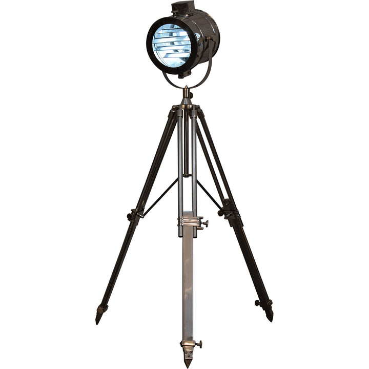 Chrome Tripod Spotlight Floor Lamp - Smiddy Furniture