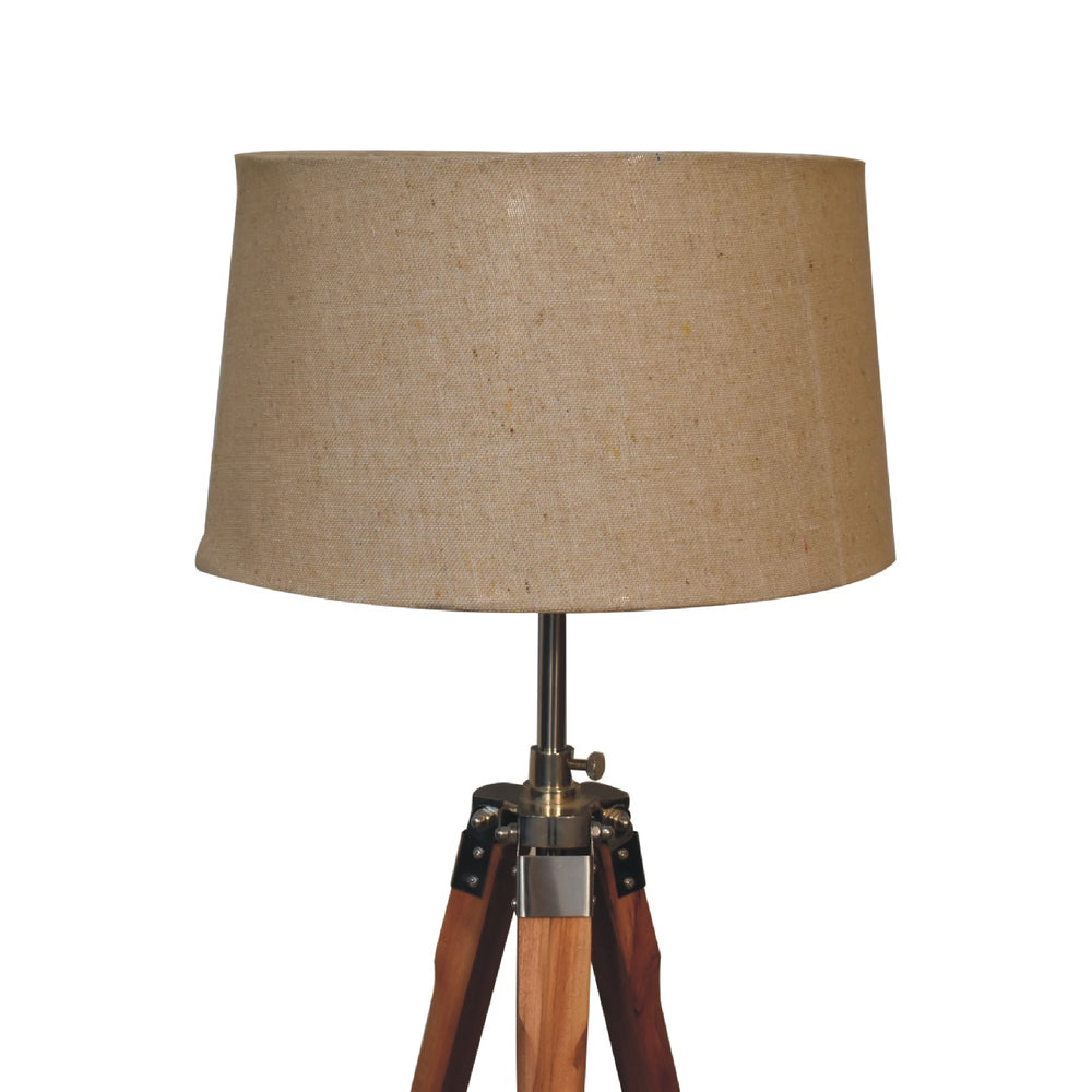 Fixed Chrome Tripod Floor Lamp - Smiddy Furniture