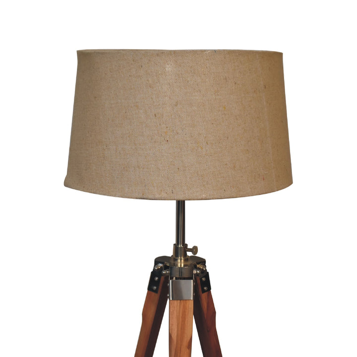 Fixed Chrome Tripod Floor Lamp - Smiddy Furniture