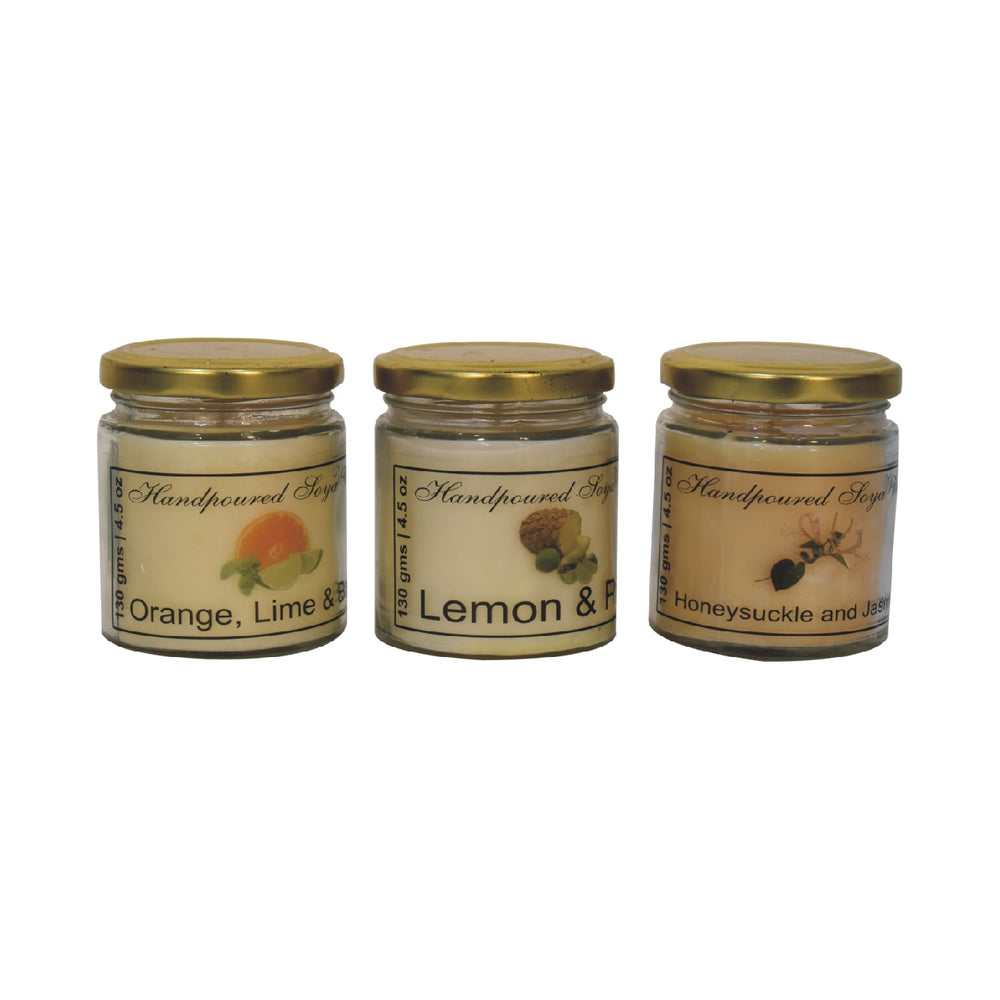 Candle Gift Set of 3 (Fruit) - Smiddy Furniture