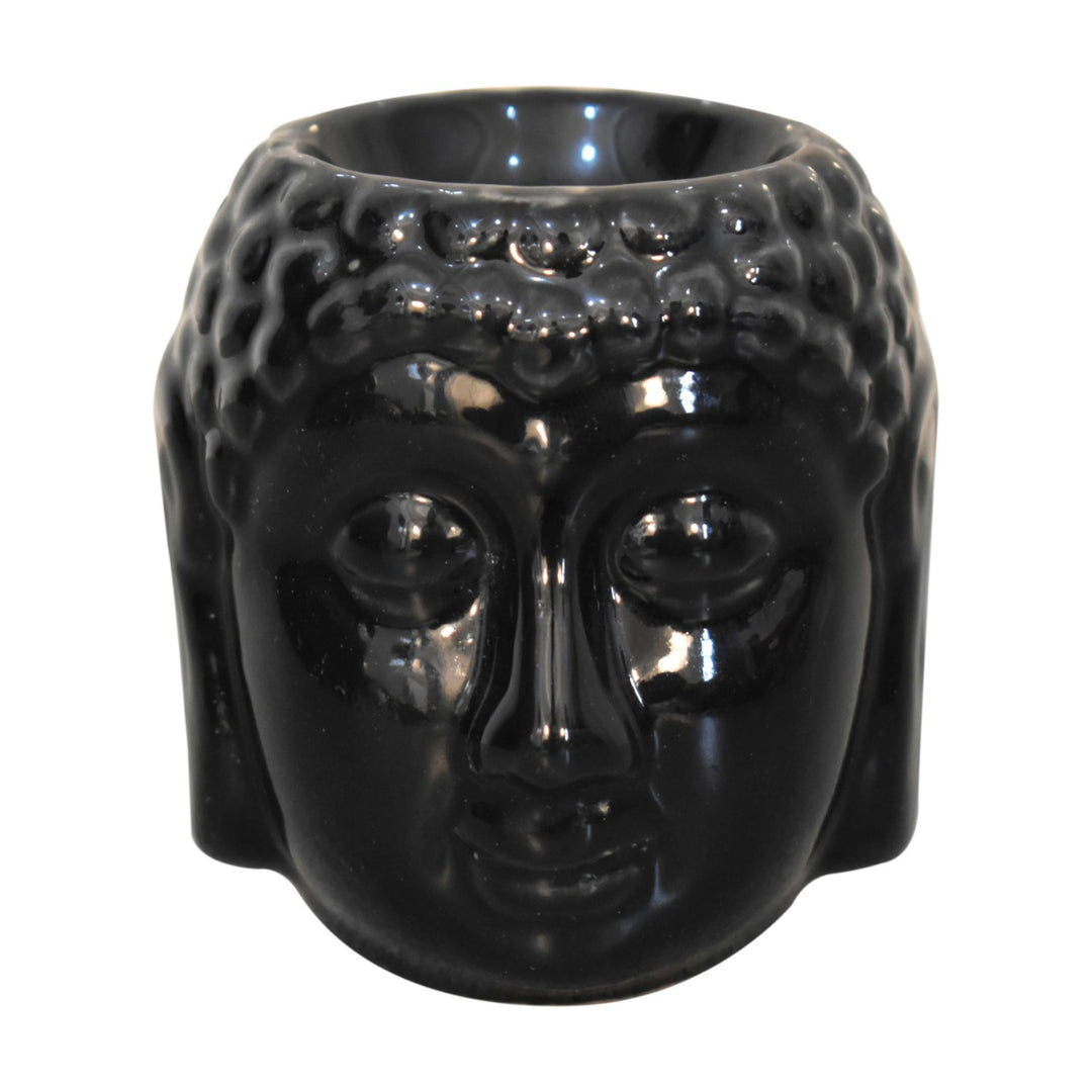 Black Buddah Oil Burner (Lotus) - Smiddy Furniture