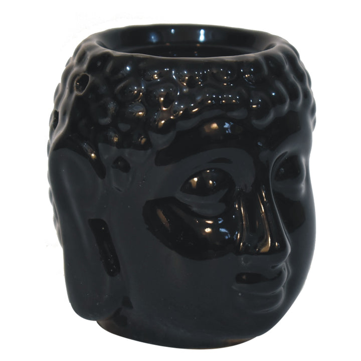 Black Buddah Oil Burner (Lotus) - Smiddy Furniture