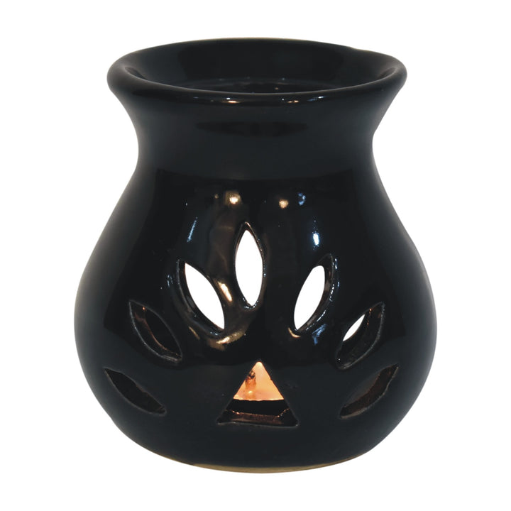 Black Oil Burner Set (Lotus) - Smiddy Furniture