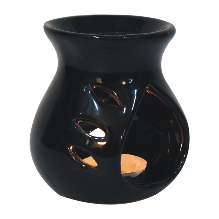 Black Oil Burner Set (Lotus) - Smiddy Furniture