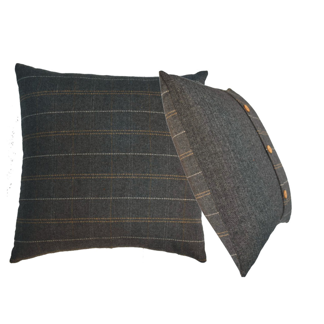 Quinn Pewter Cushion Set of 2 - Smiddy Furniture