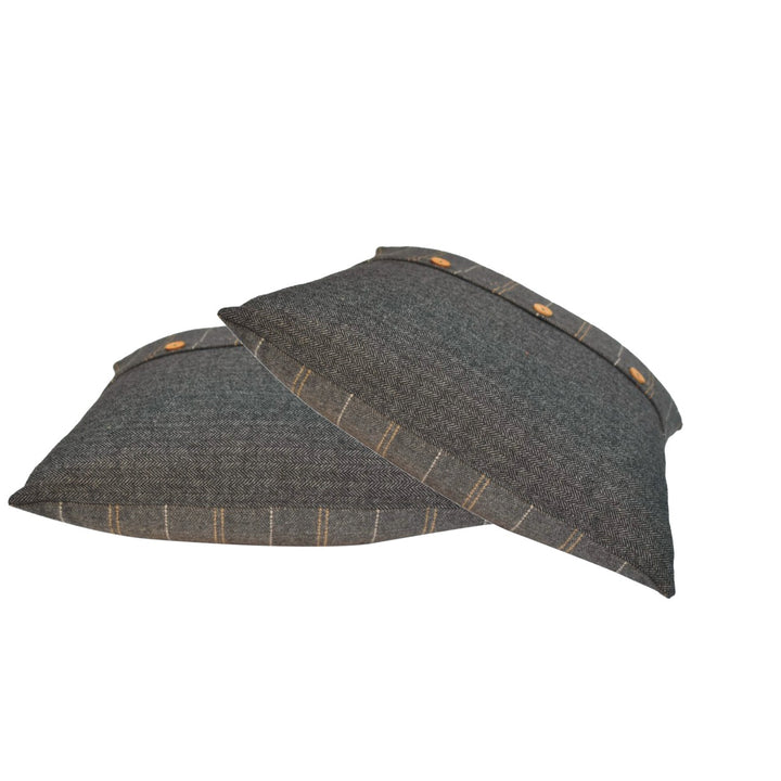 Quinn Pewter Cushion Set of 2 - Smiddy Furniture