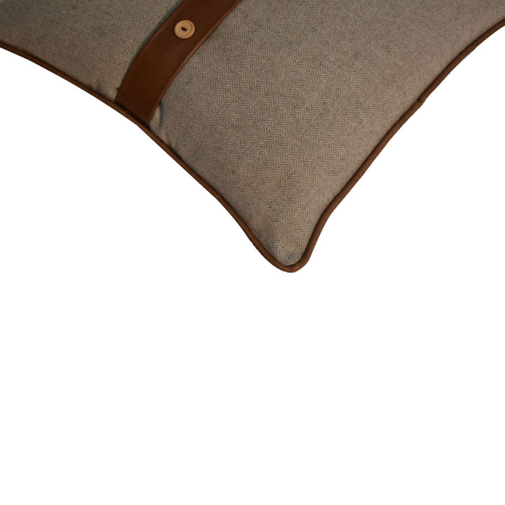 Quin Leather Sand Cushion Set of 2 - Smiddy Furniture
