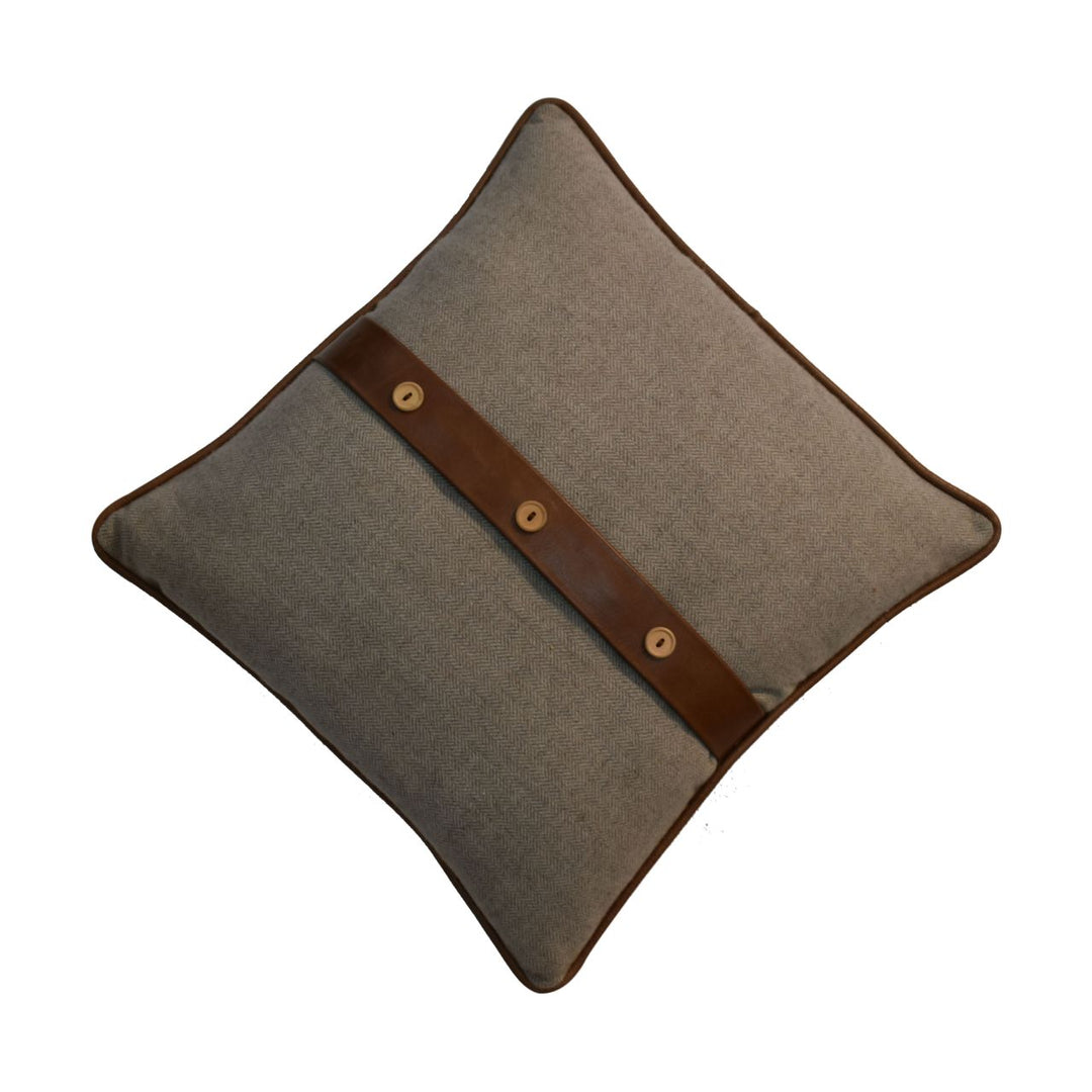 Quin Leather Sand Cushion Set of 2 - Smiddy Furniture