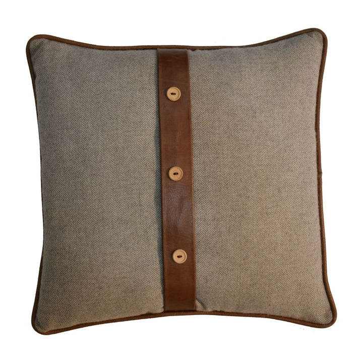 Quin Leather Sand Cushion Set of 2 - Smiddy Furniture