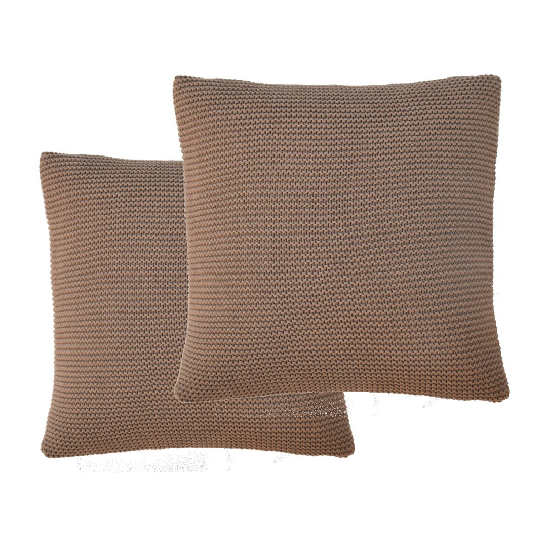Brown Cotton Cushion Set of 2 - Smiddy Furniture