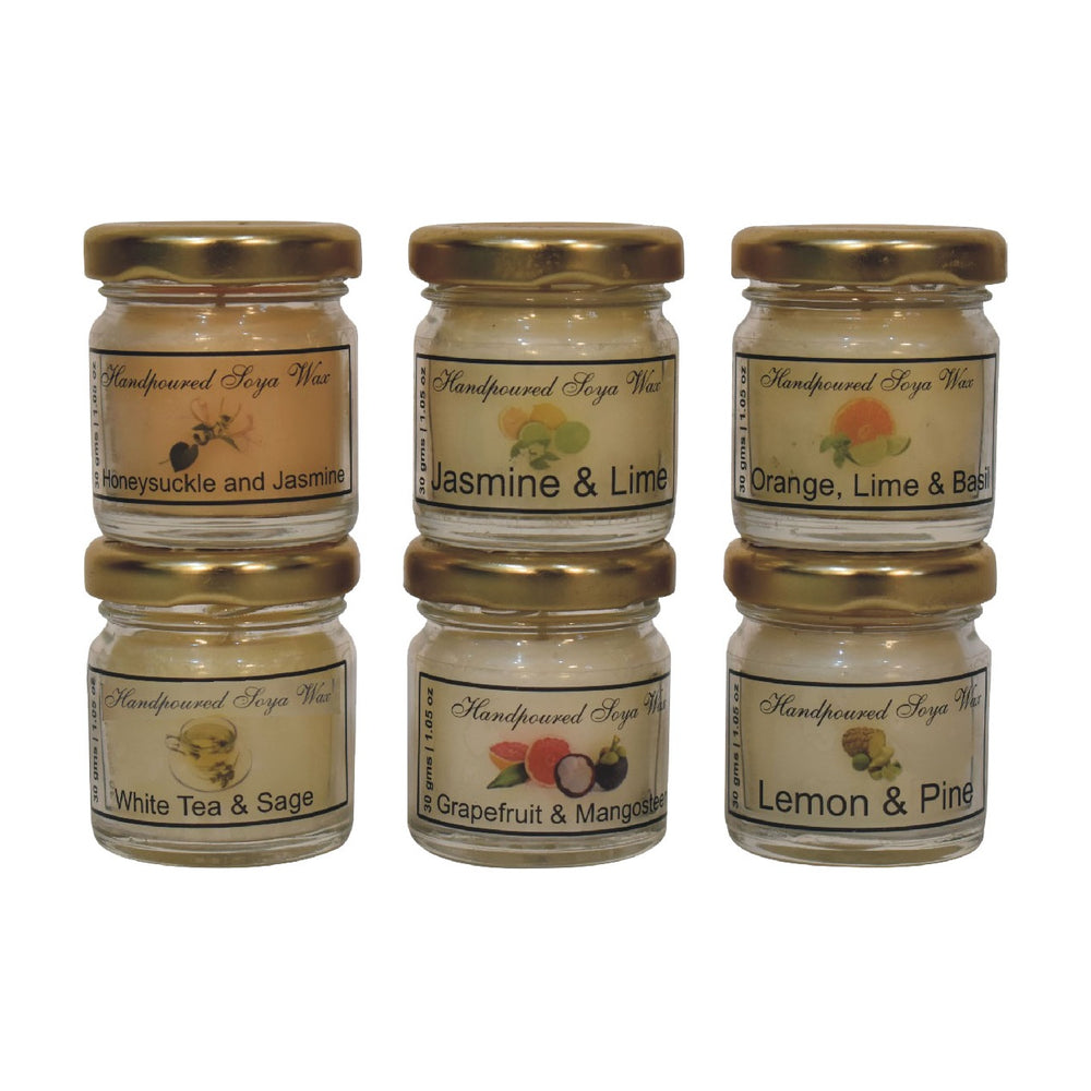 Mini Candle Set of 6 (Fruit)-Smiddy Furniture