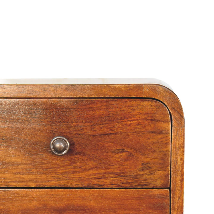 Floating Mini Chestnut Bedside-Smiddy Furniture