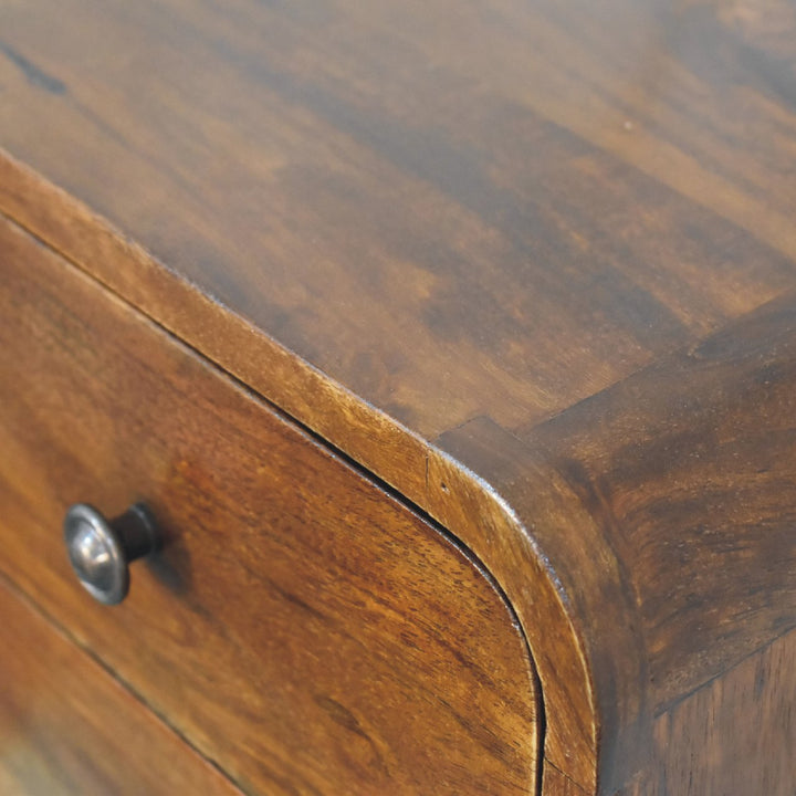 Floating Mini Chestnut Bedside-Smiddy Furniture