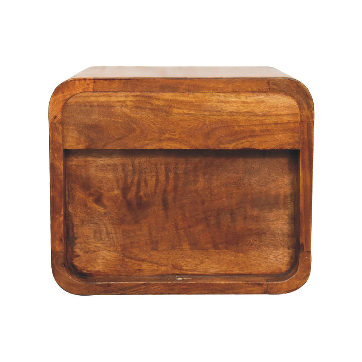 Floating Mini Chestnut Bedside-Smiddy Furniture