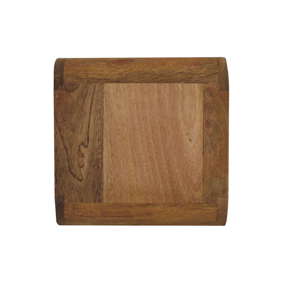Mini Curve Oak-ish Floating Bedside-Smiddy Furniture