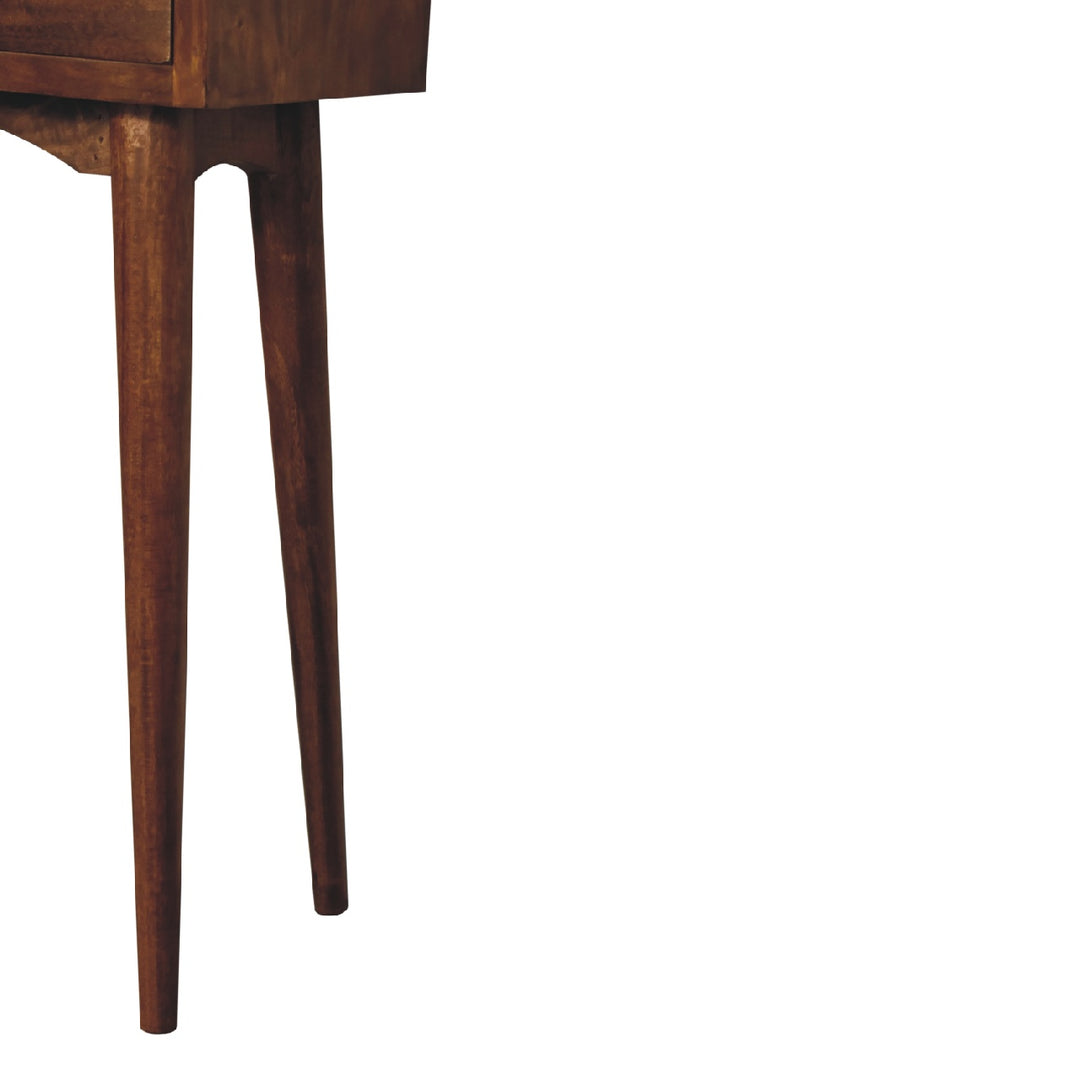 Mini Chestnut Hallway Console-Smiddy Furniture