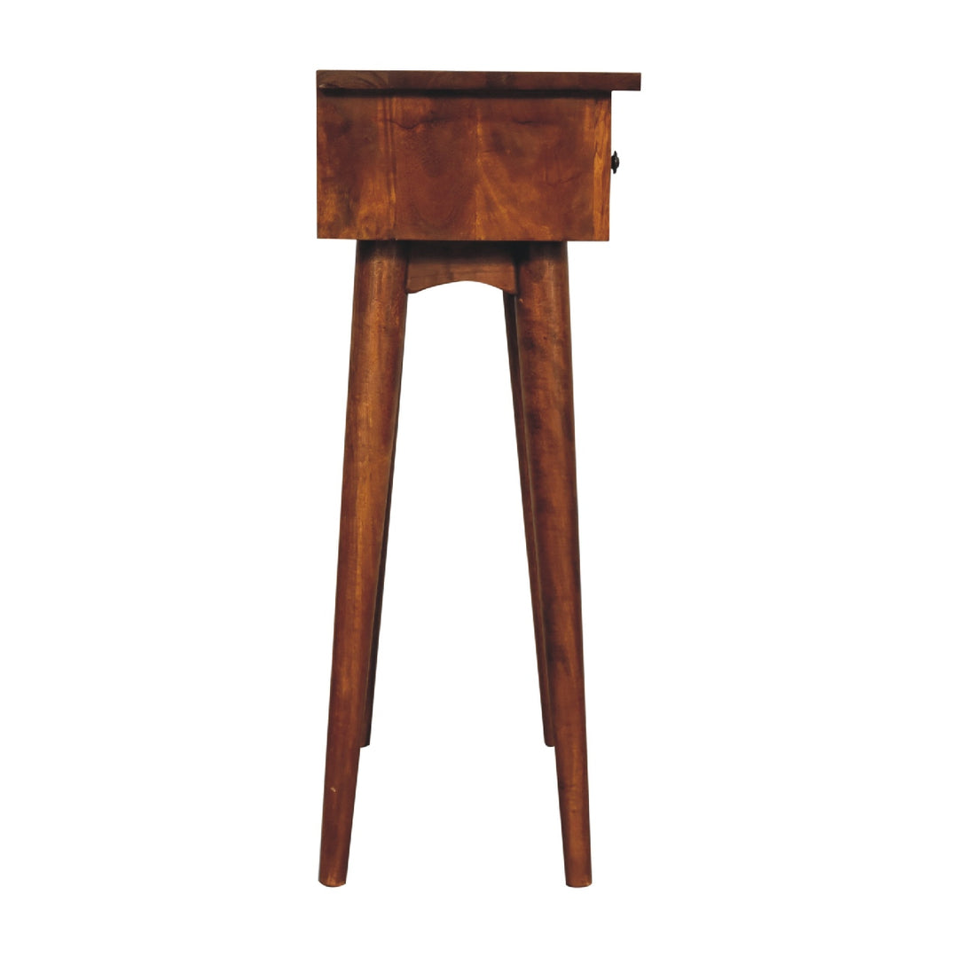 Mini Chestnut Hallway Console-Smiddy Furniture