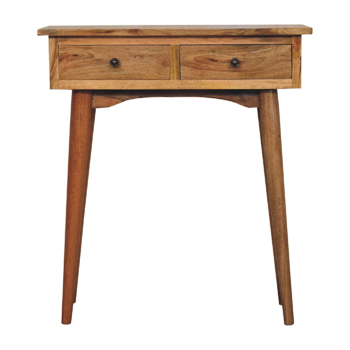 Mini Oak - ish Hallway Console Table - Smiddy Furniture